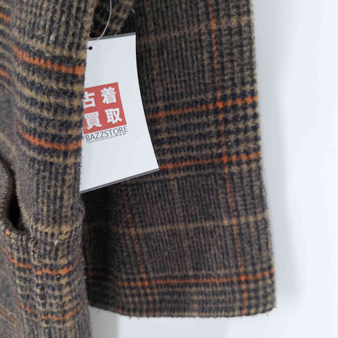 ユーバイスピックアンドスパン U by SPICK&SPAN ノーカラー リバーシブルコート チェック レディース JPN:36