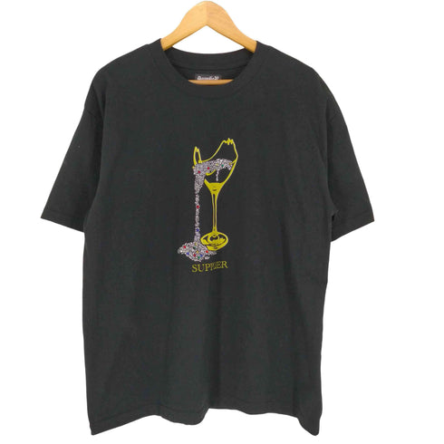 サプライヤー SUPPLIER Rhinestone Glass Tee メンズ JPN:L
