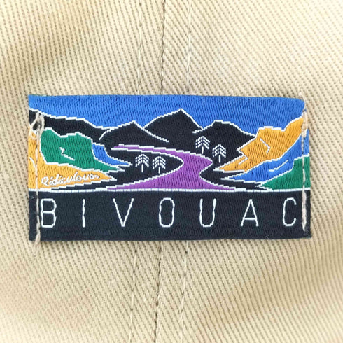 BIVOUAC ロゴ入り6パネルキャップ メンズ