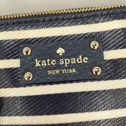ケイトスペードニューヨーク kate spade NEW YORK レザー切替ボーダーハンドバッグ レディース