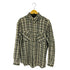 MILAGOSTA チェックシャツ L/S ワッフル地 メンズ JPN:L