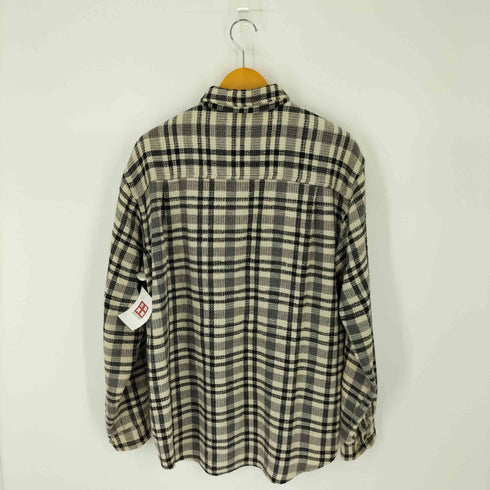 MILAGOSTA チェックシャツ L/S ワッフル地 メンズ JPN:L