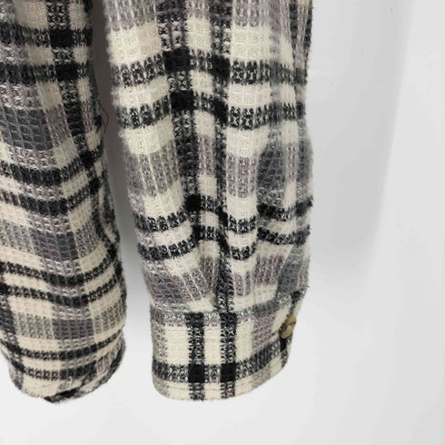 MILAGOSTA チェックシャツ L/S ワッフル地 メンズ JPN:L