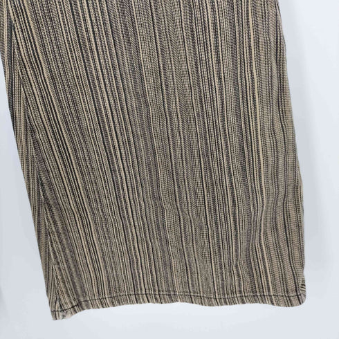 バイソン BISON ストライプフレアパンツ ベルボトム レディース US:30