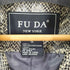 fuda パイソン柄 エナメルジャケット テーラード レディース import:S