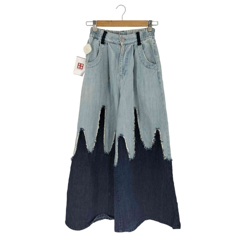 パメオポーズ Pameo Pose 17SS SAGRADAFAMILIA DENIM WIDE ワイドデニムパンツ レディース JPN:S