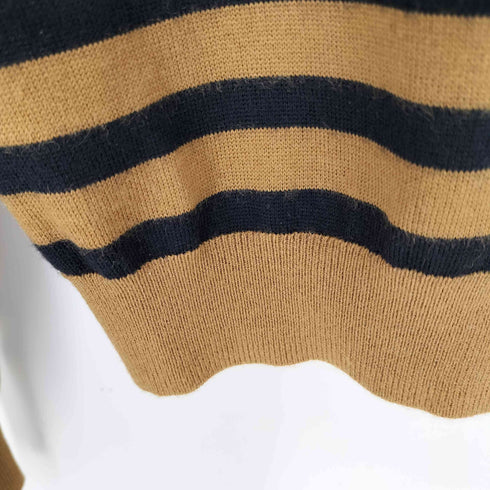 ランバンオンブルー LANVIN en Bleu ボーダー柄ニットカーディガン レディース JPN:38