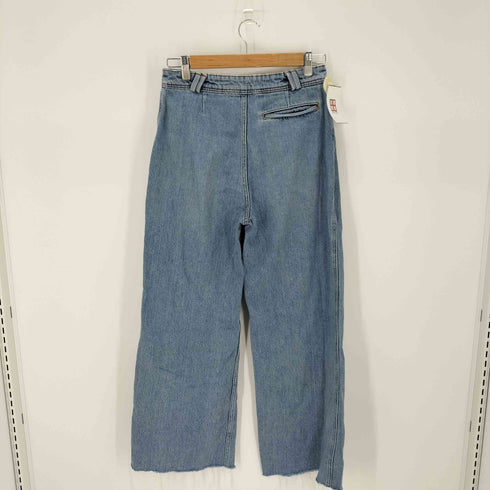 アクネストゥディオズ ACNE STUDIOS 18SS TIFFAN DEN BLUE ワイドデニムパンツ カットオフ レディース EUR:38