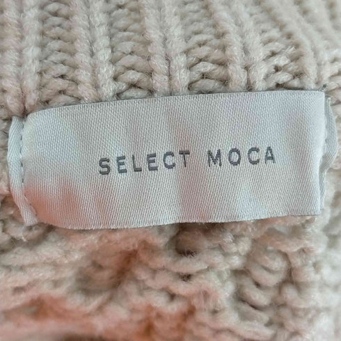 セレクトモカ SELECT MOCA ヴィンテージライクケーブル ニット レディース