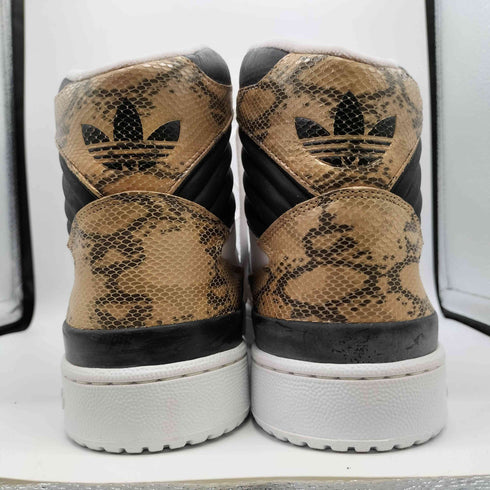 アディダスオリジナルス adidas Originals FLEETWOOD パイソン ヘビ柄 ハイカットスニーカー メンズ JPN:29