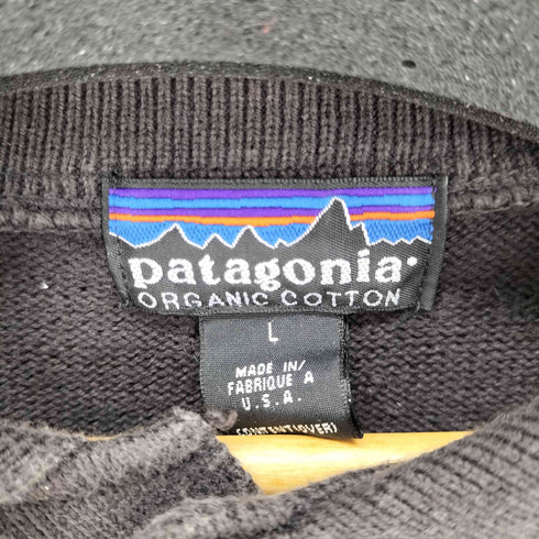 パタゴニア patagonia 90S USA製 ORGANIC COTTON ポロシャツ L/S メンズ JPN:L