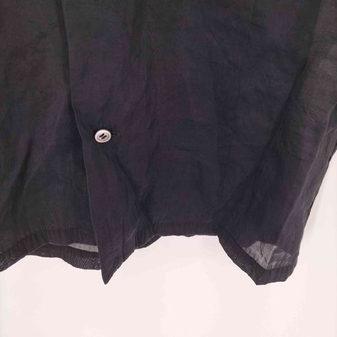 コムデギャルソン COMME des GARCONS AD2001 シアー半袖シャツ 丸襟 アーカイブ シースルー レディース JPN:S