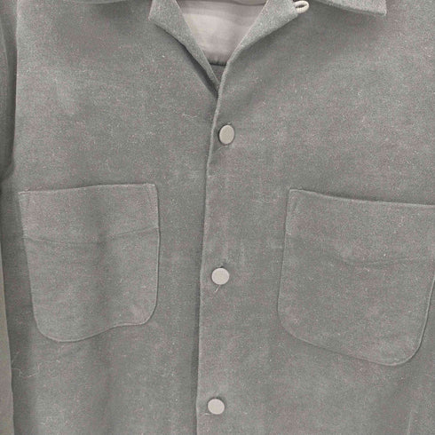アワーレガシィー OUR LEGACY 22AW HEUSEN SHIRT Black Genuine Moleskin メンズ 46
