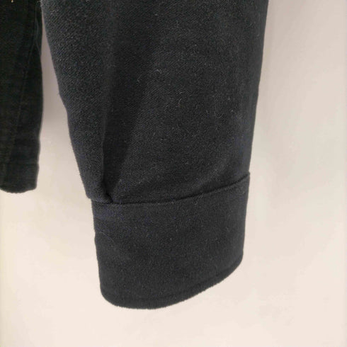 アワーレガシィー OUR LEGACY 22AW HEUSEN SHIRT Black Genuine Moleskin メンズ 46
