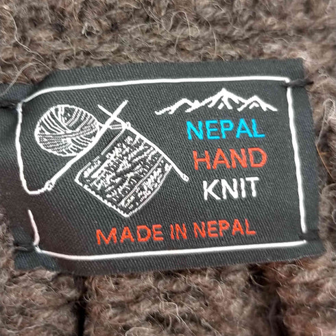 nepal hand knit カーディガン レディース