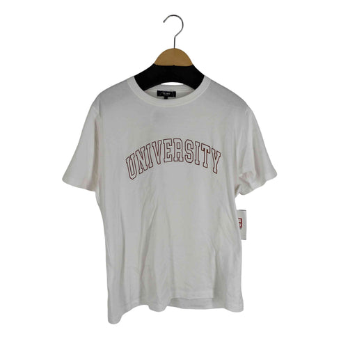 ビームスハート BEAMS HEART ウルエダー加工 UNIVERSITY Tシャツ メンズ JPN:L