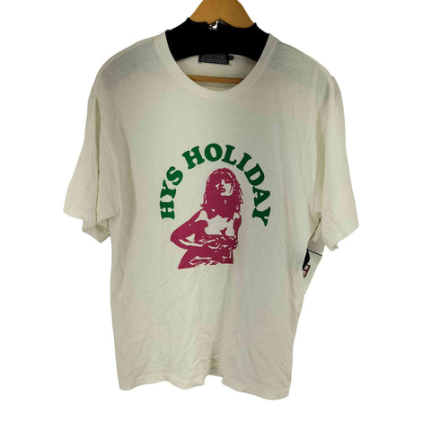 ヒステリック HYSTERIC フロントプリント S/S Tシャツ ヒスガール HYS HOLIDAY メンズ JPN:M