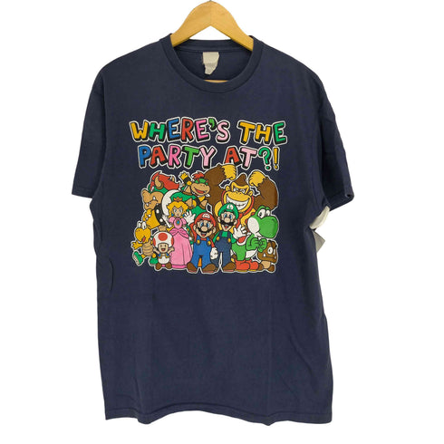 キャラクタープリントクルーネックTシャツ メンズ