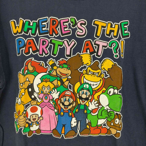 キャラクタープリントクルーネックTシャツ メンズ