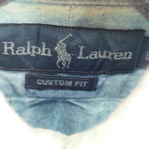 ラルフローレン RALPH LAUREN CUSTOM FIT スモールポニー刺繍 BD L/S デニムシャツ メンズ import:XS