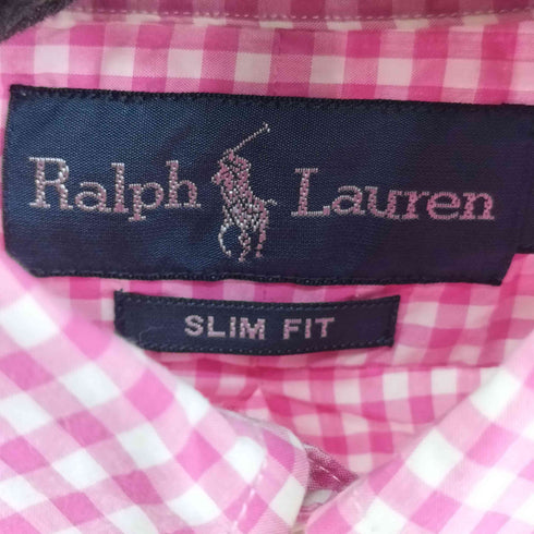 ラルフローレン RALPH LAUREN SLIM FIT スモールポニー刺繍 BD L/S デニムシャツ メンズ import:XS
