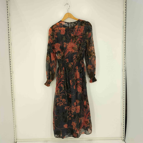 ザラ ZARA Midi Floral Printed Dress ミディフラワープリントドレス レディース import:M