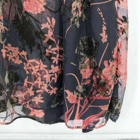 ザラ ZARA Midi Floral Printed Dress ミディフラワープリントドレス レディース import:M