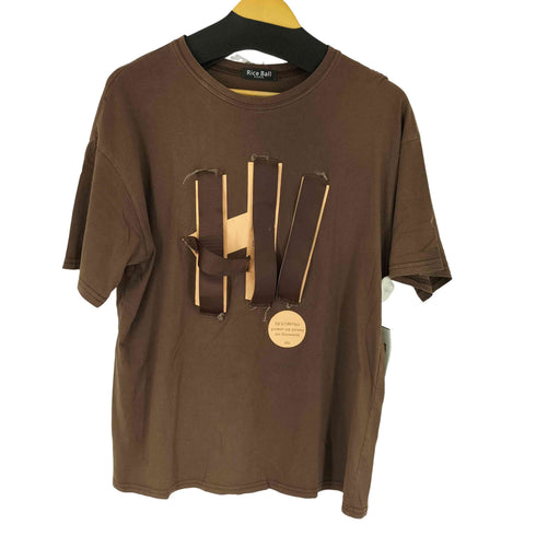 RICE BELL フロントデザイン S/S Tシャツ レディース