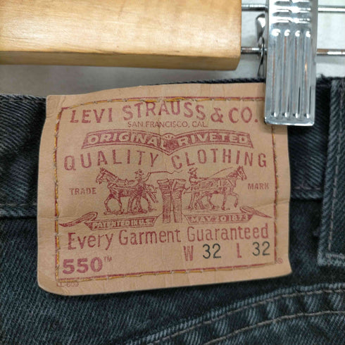 リーバイス Levis 00s 550 ボタン裏511 RELAXED FIT ブラックデニム メンズ US:32-33