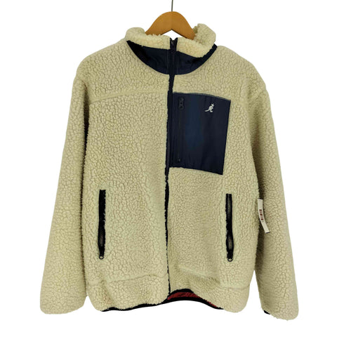 カンゴール KANGOL ZIP FIVE 別注 シープ ボア ジャケット メンズ import:L