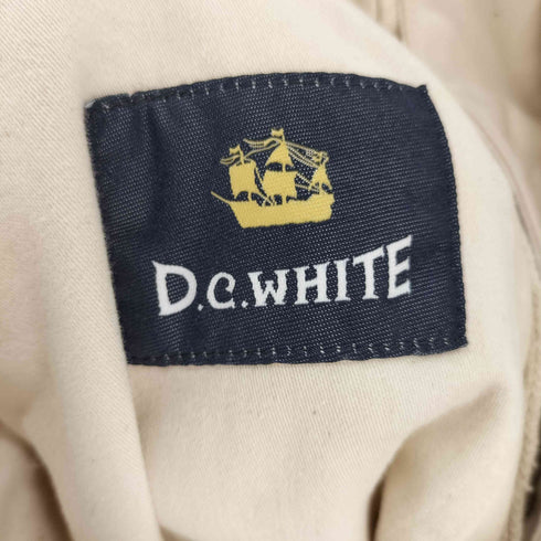 D.C WHITE コットン ベイカーパンツ 生成り メンズ