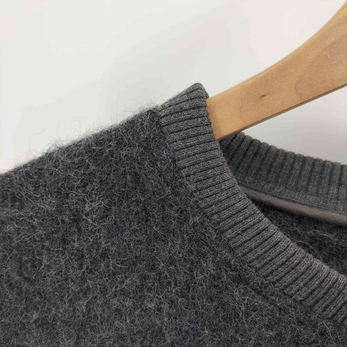 アーペーセー A.P.C. リブ切替 アルパカ クルーネック ニット メンズ import:XS