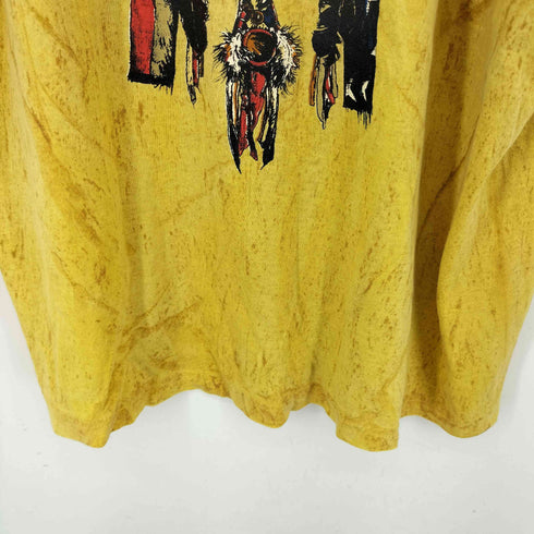 FACTORY ARTWEAR MADE IN USA リブデザインフロントプリント S/S Tシャツ メンズ import:L