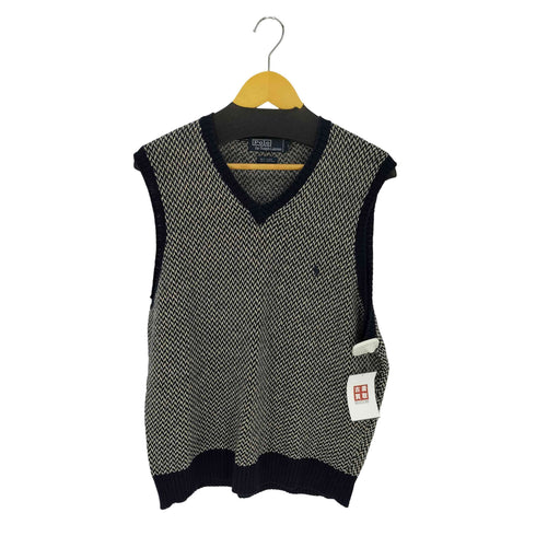 ポロラルフローレン POLO RALPH LAUREN ワンポイント編込みベスト ポニー刺繍 メンズ import:M