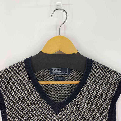 ポロラルフローレン POLO RALPH LAUREN ワンポイント編込みベスト ポニー刺繍 メンズ import:M