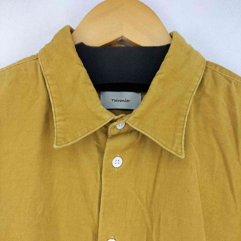トワロニエ toironier ドローコードデザイン L/S コーデュロイシャツ メンズ JPN:0