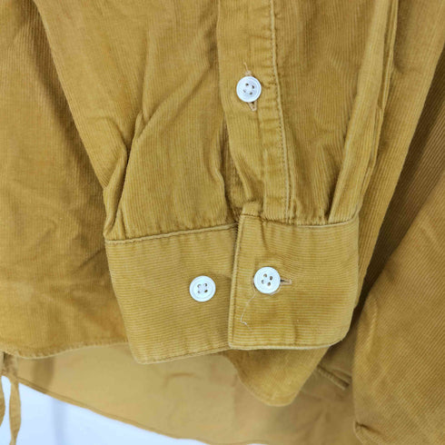 トワロニエ toironier ドローコードデザイン L/S コーデュロイシャツ メンズ JPN:0