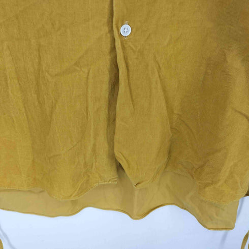 トワロニエ toironier ドローコードデザイン L/S コーデュロイシャツ メンズ JPN:0