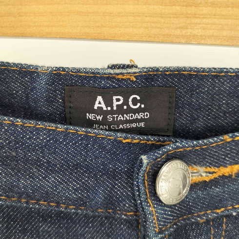 アーペーセー A.P.C. NEW STANDARD JEAN CLASSIQUE ボタンフライ デニム パンツ セルビッチ 赤耳 メンズ 30