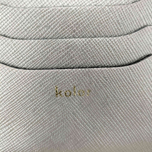 カラー kolor バイカラーウォレット二つ折り財布 メンズ