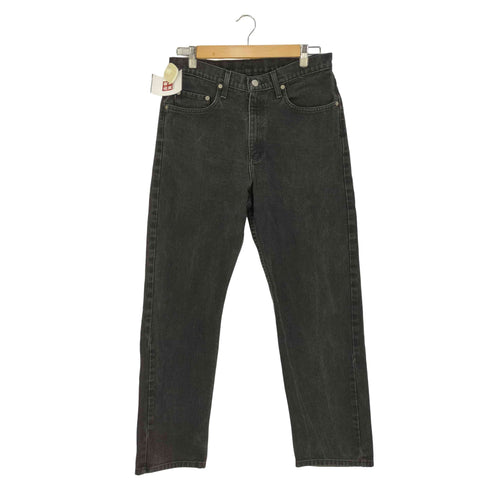 ポロジーンズカンパニーラルフローレン POLO JEANS COMPANY RALPH LAUREN RELAXED リラックス 革パッチ ジップフライ ブラックデニムパンツ メンズ 31×30