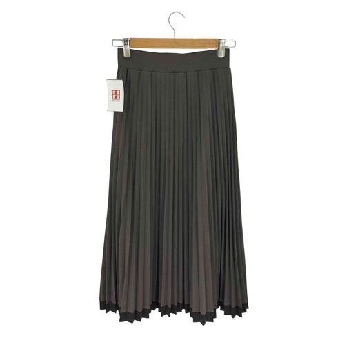 裾カラー プリーツスカート レディース ONE SIZE
