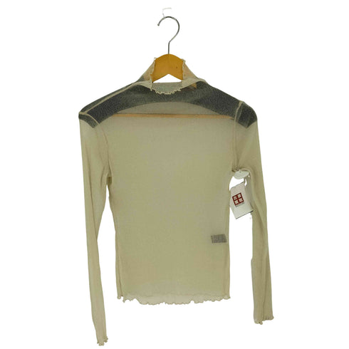 シャイニーシアートップス シースルー ラメ レディース ONE SIZE