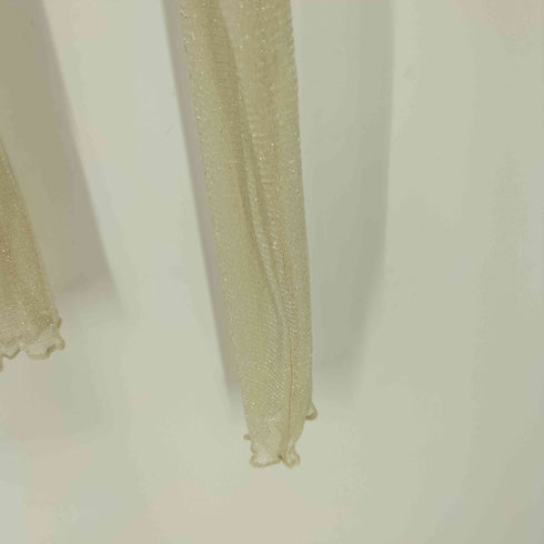 シャイニーシアートップス シースルー ラメ レディース ONE SIZE