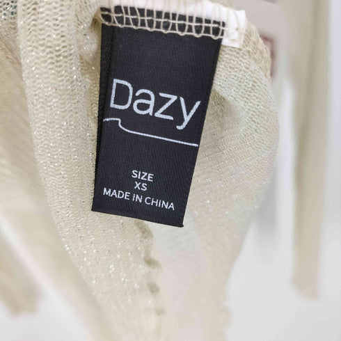 シャイニーシアートップス シースルー ラメ レディース ONE SIZE