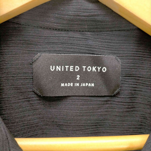 ユナイテッドトウキョウ UNITED TOKYO Crapeオープンカラーシャツ メンズ JPN:2