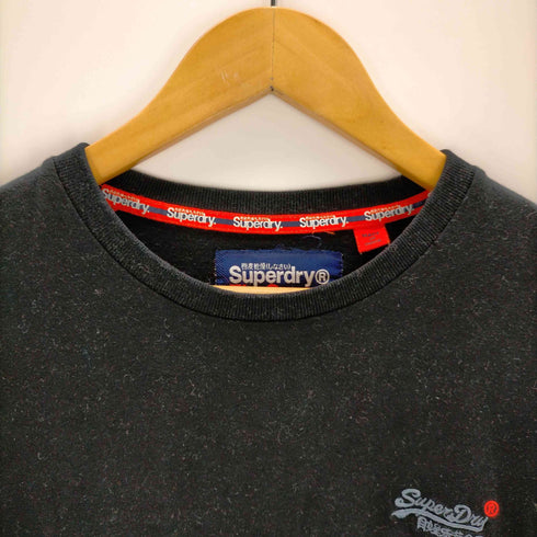 スーパードライ Superdry 極度乾燥(しなさい) ワンポイント刺繍 長袖カットソー メンズ JPN:M