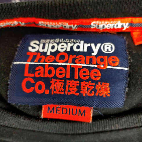 スーパードライ Superdry 極度乾燥(しなさい) ワンポイント刺繍 長袖カットソー メンズ JPN:M