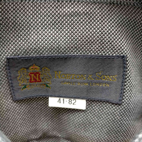 norton&sons イギリス製 長袖シャツ メンズ 41-82