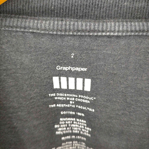 グラフペーパー Graphpaper L/S Pocket Tee メンズ JPN:2
